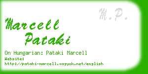 marcell pataki business card